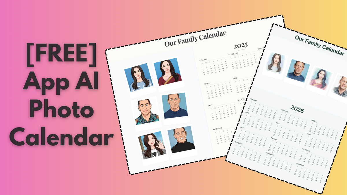 [FREE] App AI Photo Calendar