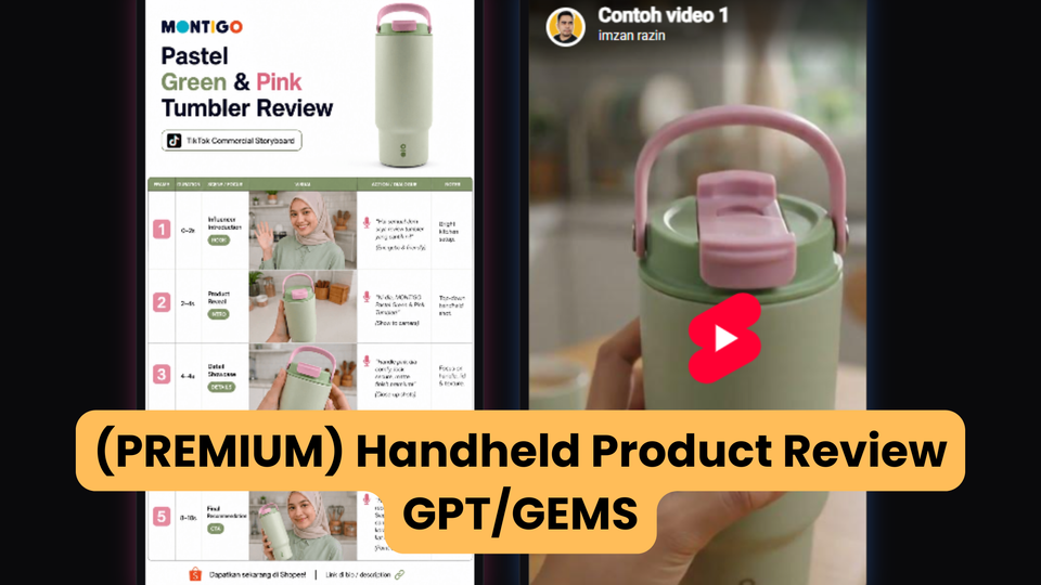 (PREMIUM) Handheld Product Review GPT/GEM
