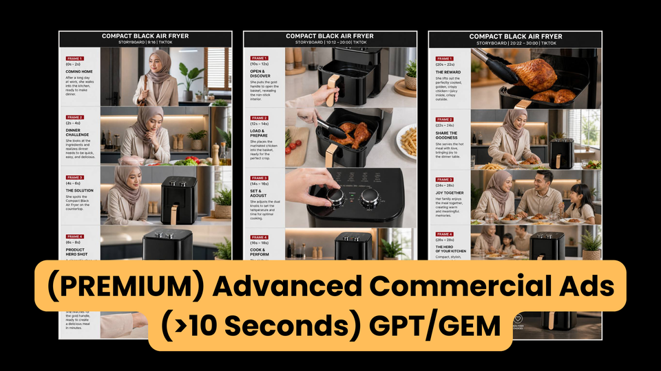 (PREMIUM) Advanced Commercial Ads (>10 Seconds) GPT/GEM